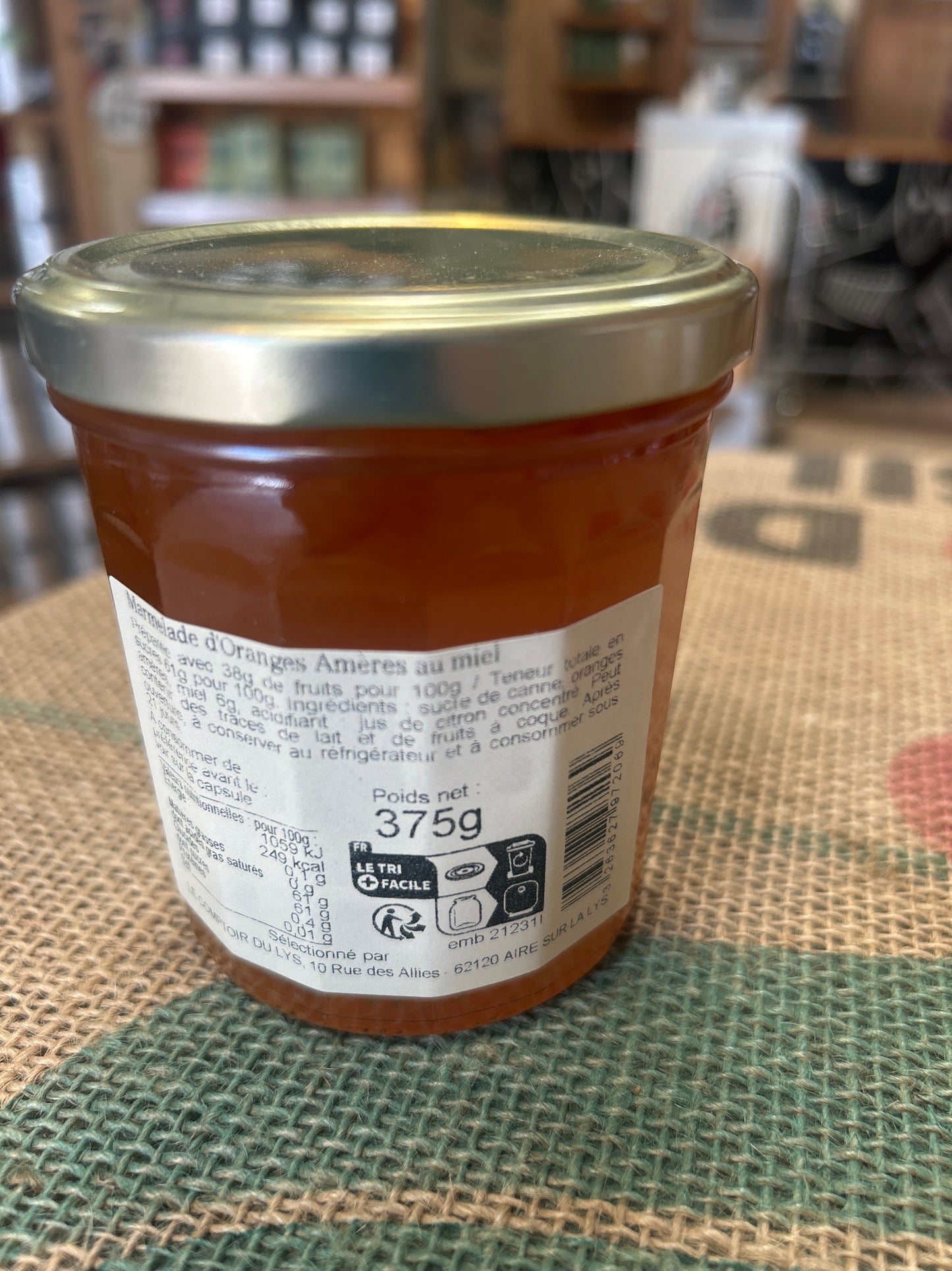 Marmelade d oranges amères 375 g