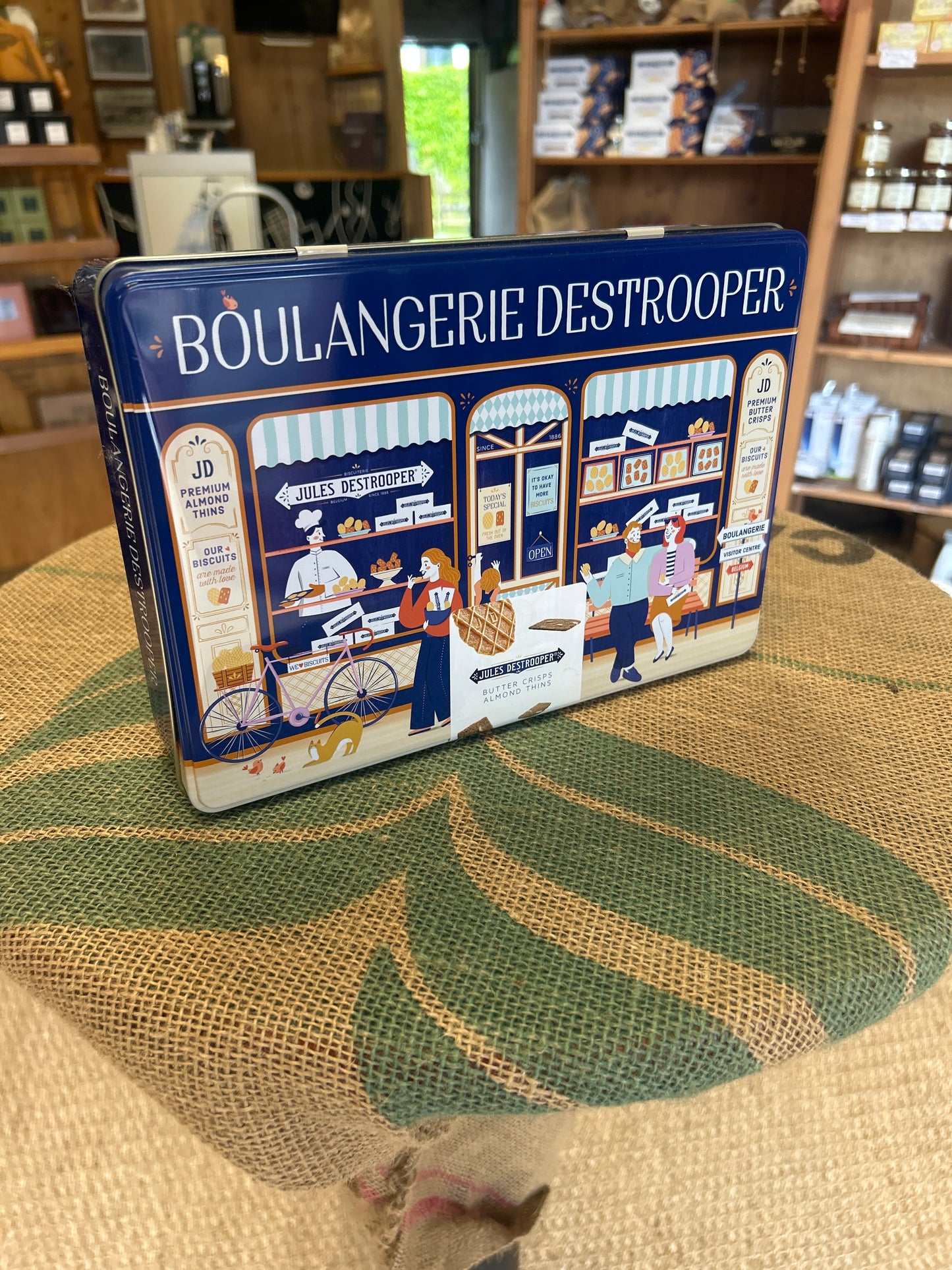 J.Destrooper Bisc. Boite fer boulangerie 350 g
