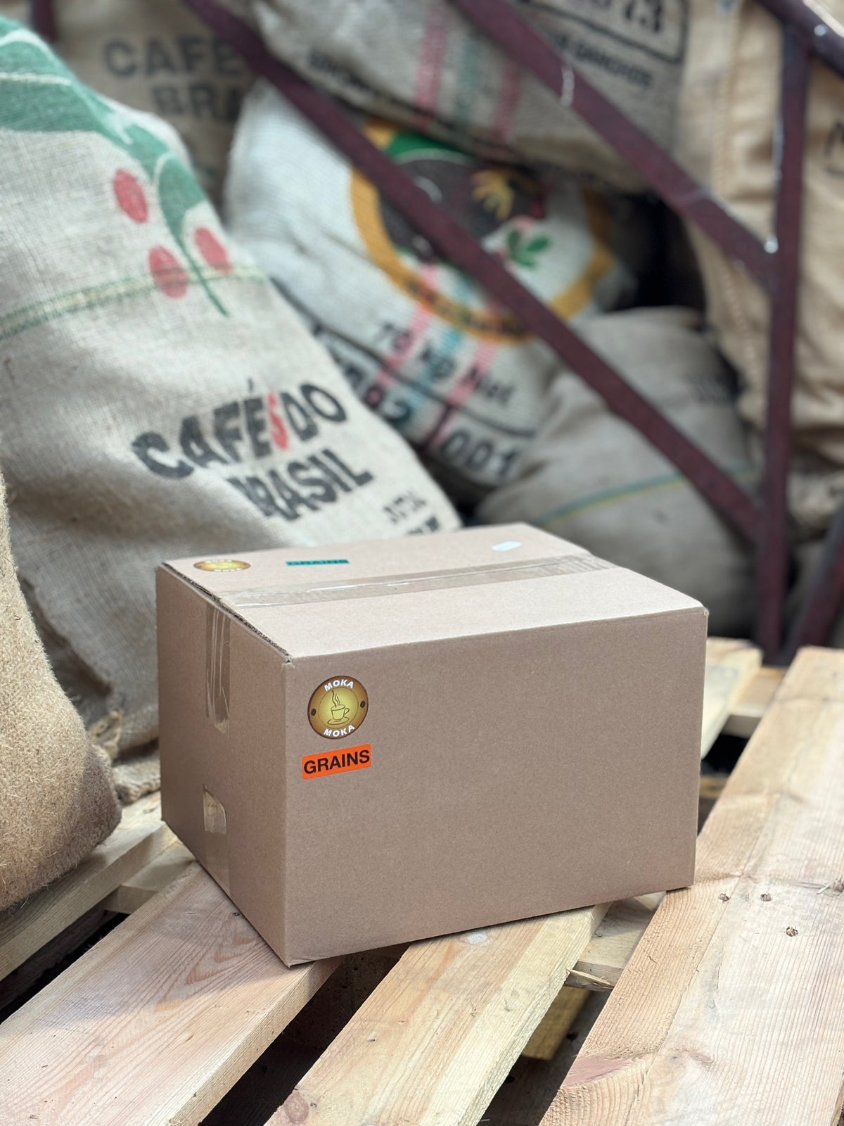 Café Moka Sidamo d’Éthiopie en grains – Lot 15 × 250 g | Achat en gros