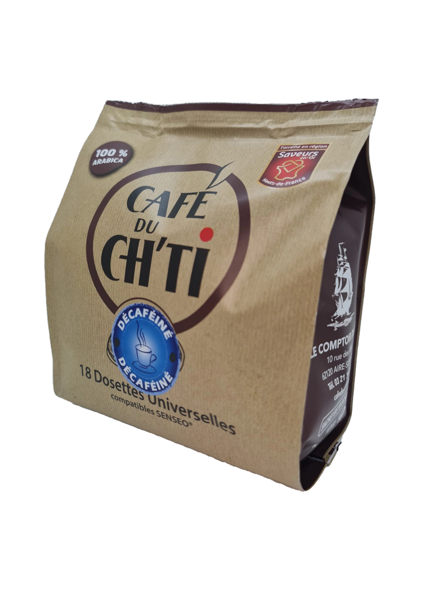 12 x Ch'ti Décaféiné 18 Dosettes compatibles