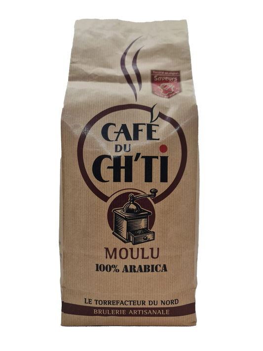 6 x 1 kilo Café du Ch'ti moulu