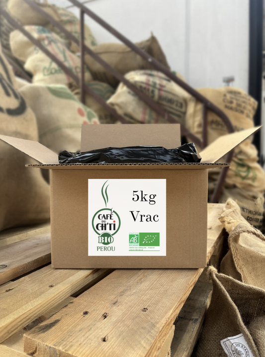 Café du Ch’ti BIO Pérou – Sac de 5 kg | Achat en gros