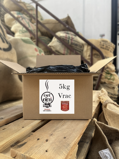 Café du Ch’ti Moka en grains – Sac 5 kg | Achat en gros