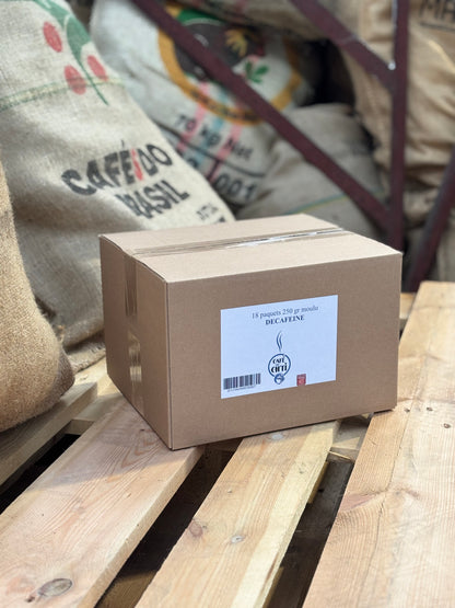 Café du Ch’ti Décaféiné moulu – Lot 18 × 250 g | Achat en gros