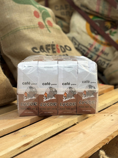Café Lysor Marron en grains – Lot 15 × 250 g | Achat en gros