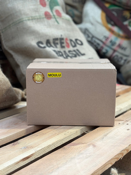 Café Moka Sidamo d’Éthiopie moulu – Lot 18 × 250 g | Achat en gros