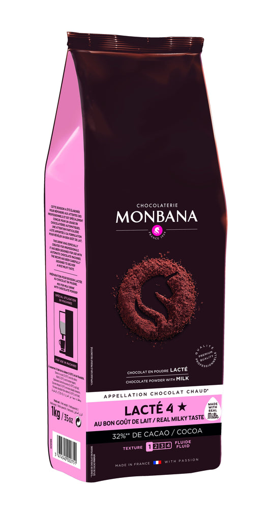 Chocolat en Poudre Lacté Monbana 1kg