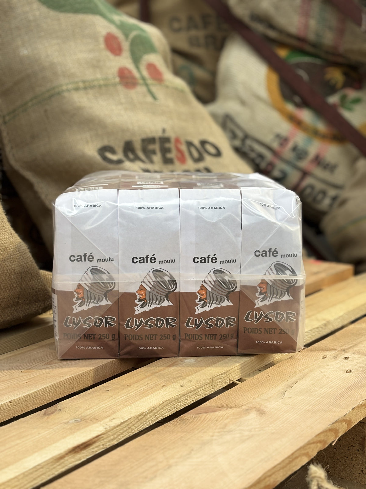 Café Lysor Marron moulu – Lot 18 × 250 g | Achat en gros