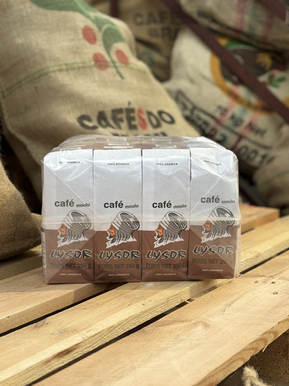 Café Lysor Marron moulu – Lot 18 × 250 g | Achat en gros