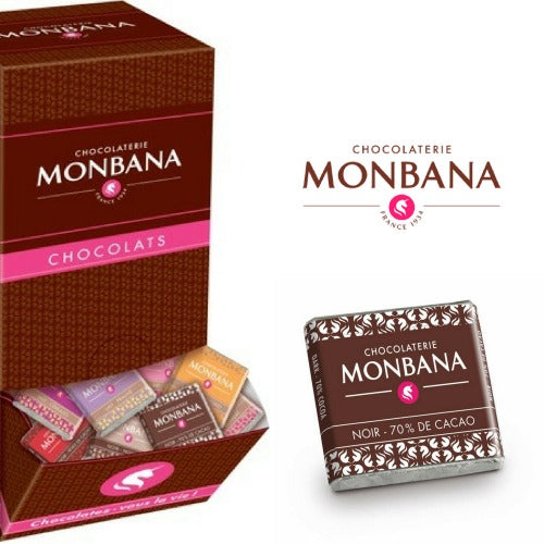 200 Chocolats noir 70 % MONBANA