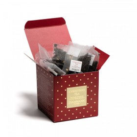 Boîte de thé Noir de Noël en sachets. Boîte de 25 sachets