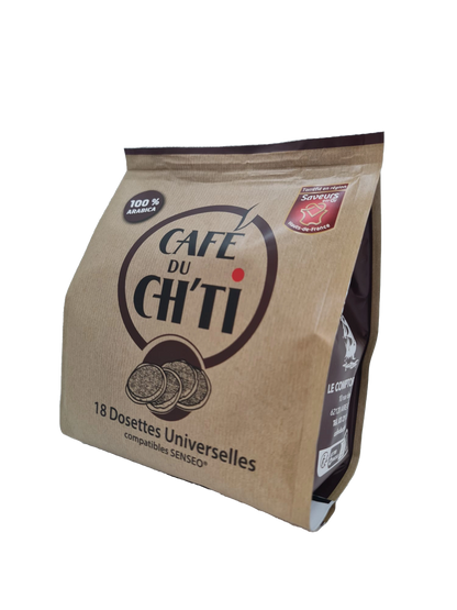Café du Ch'ti 18 dosettes compatibles Senseo®*