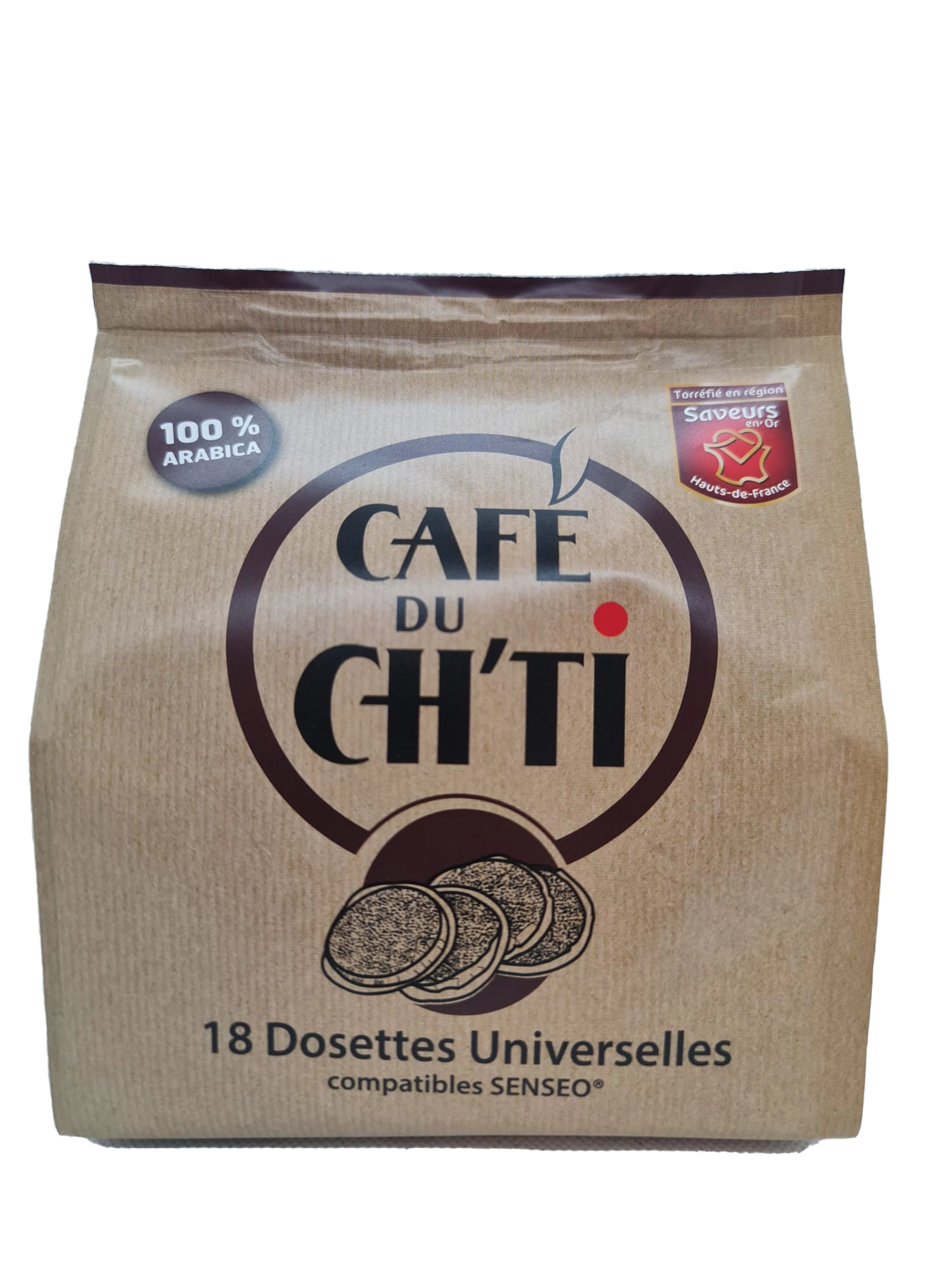 Café du Ch'ti 18 dosettes compatibles Senseo®*