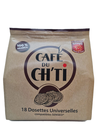 Café du Ch'ti 18 dosettes compatibles Senseo®*