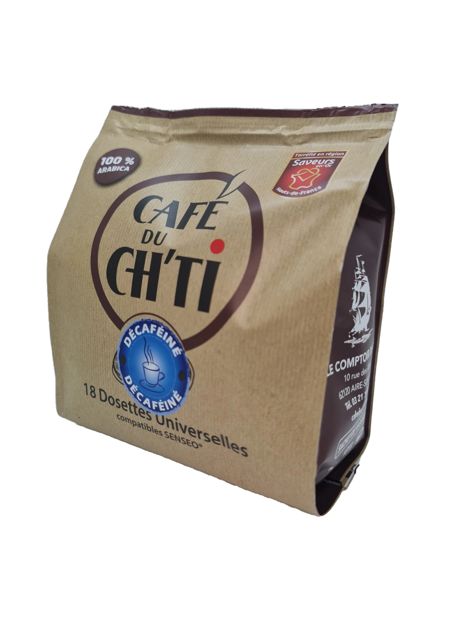 12 x Ch'ti Décaféiné 18 Dosettes compatibles