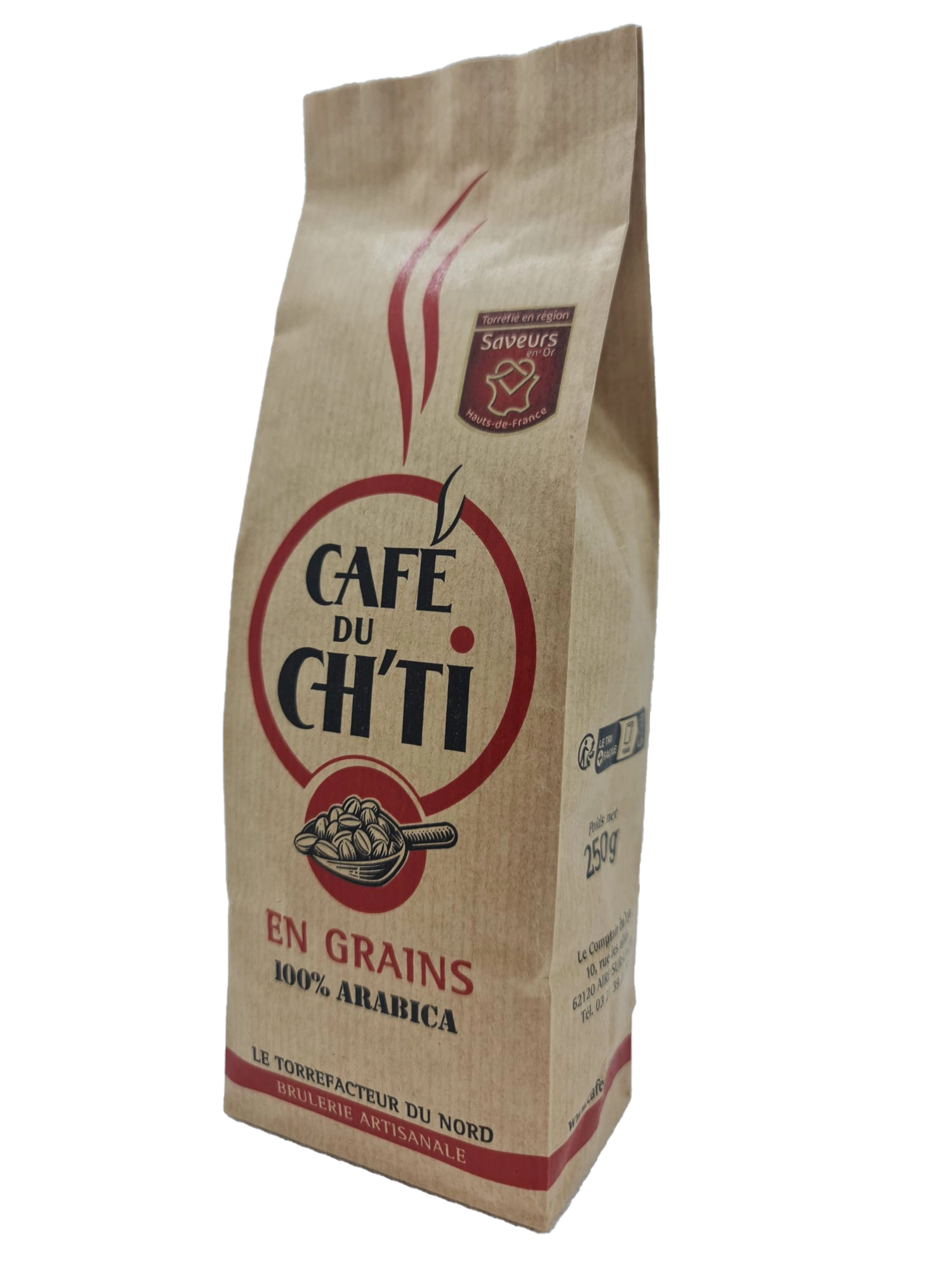 15 x 250 g Café du Ch'ti grains