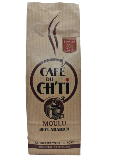 18 x 250 g Café du Ch'ti 250 g mouture cafetière filtre ou piston