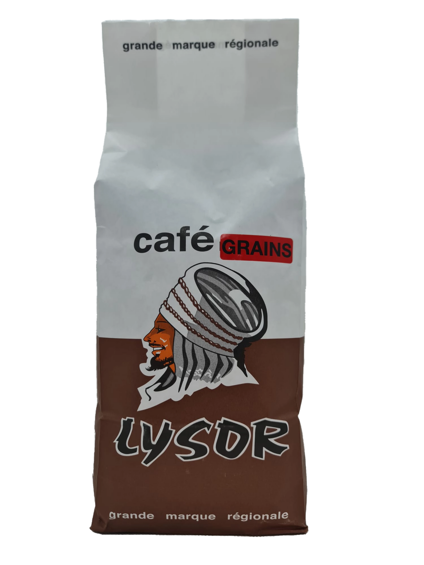 6 x 1 kilo de café Lysor marron grains