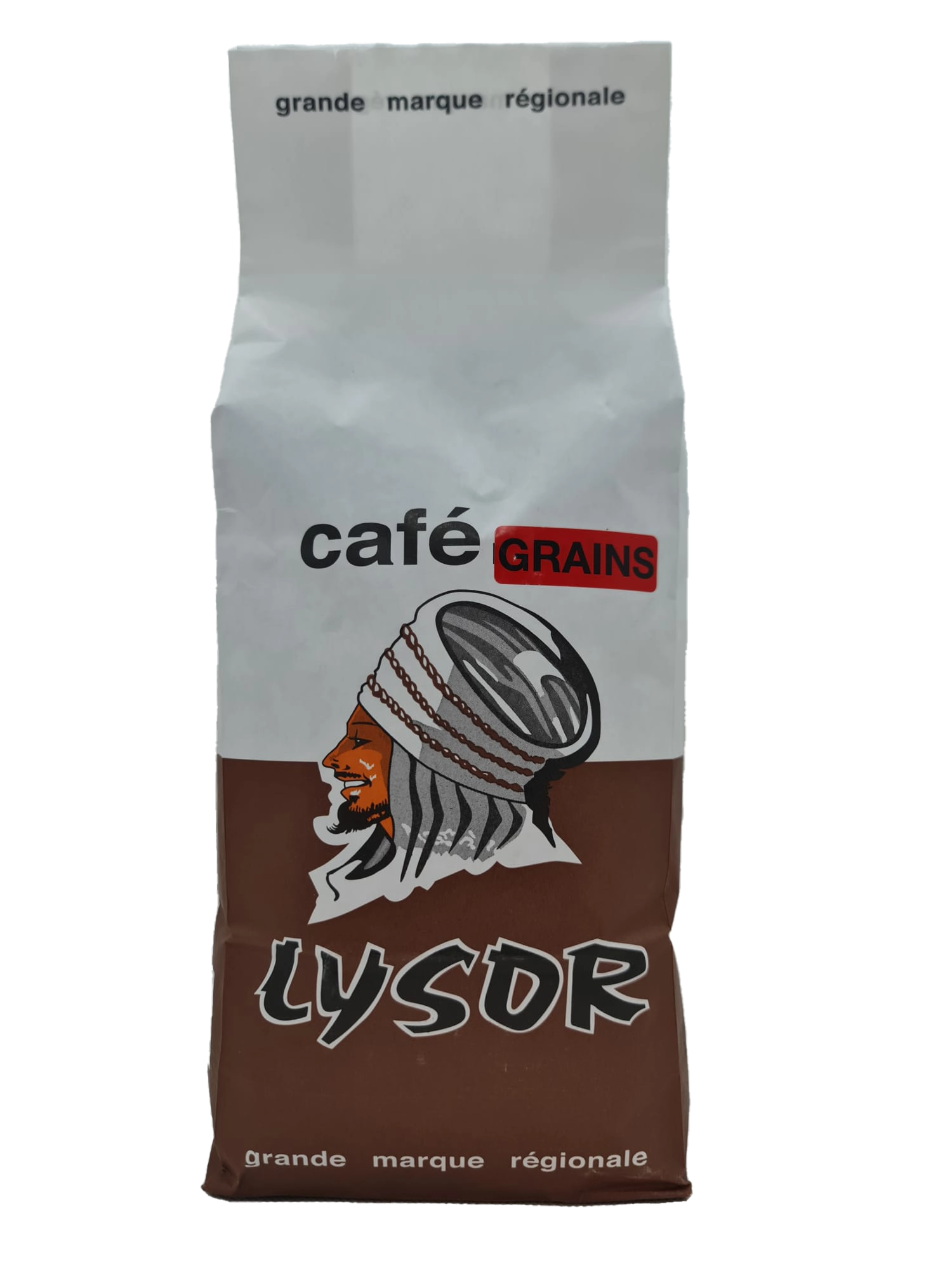 6 x 1 kilo de café Lysor marron grains