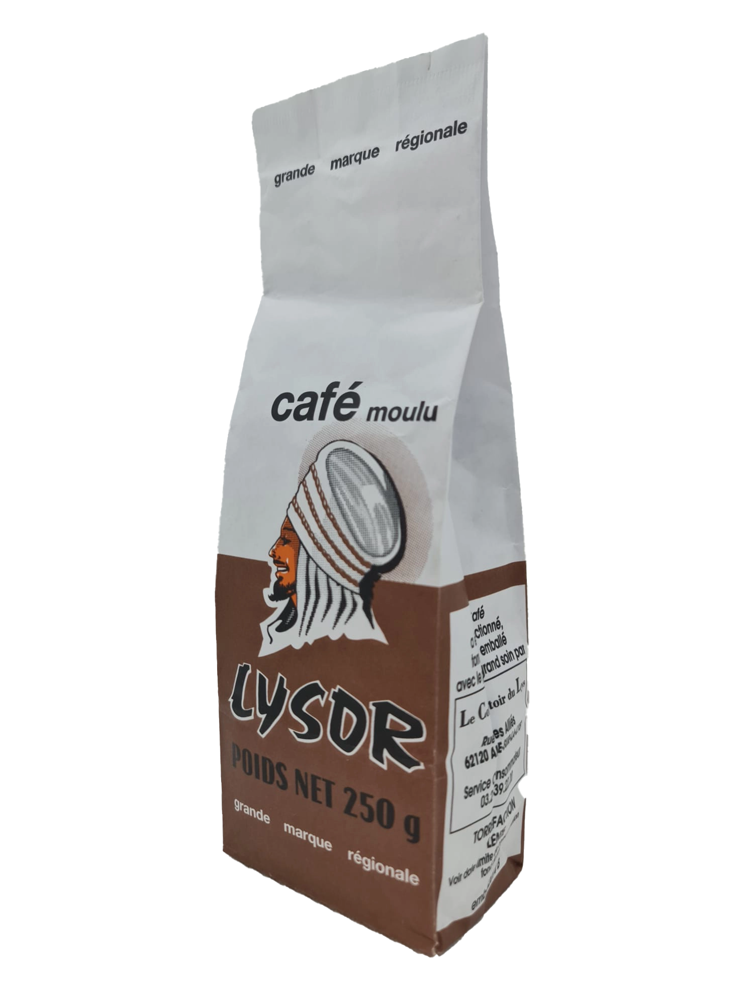 cafe lysor marron moulu ou en grains