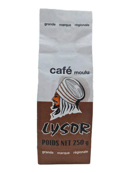 cafe lysor marron moulu ou en grains