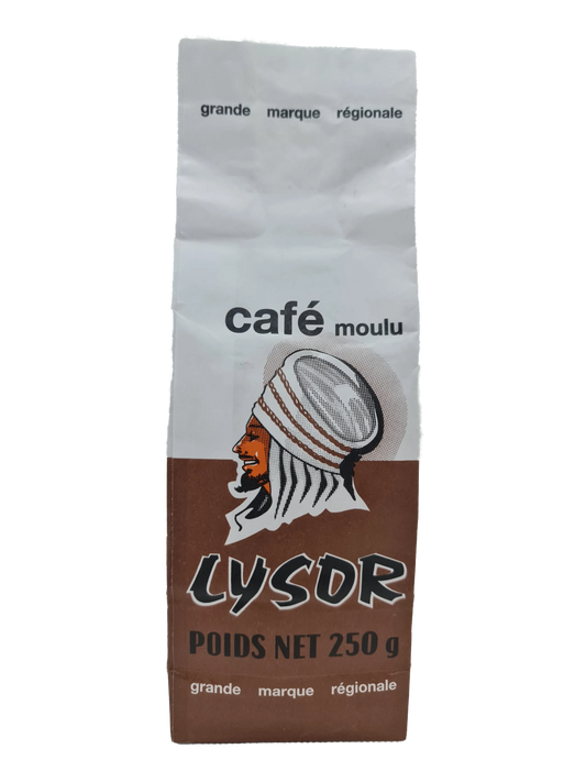 18x Café Lysor marron moulu 250 g