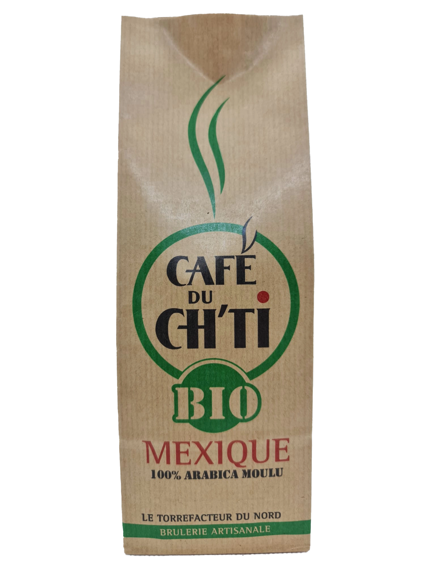 18 x 250 g Café du Ch'ti Biologique MEXIQUE moulu