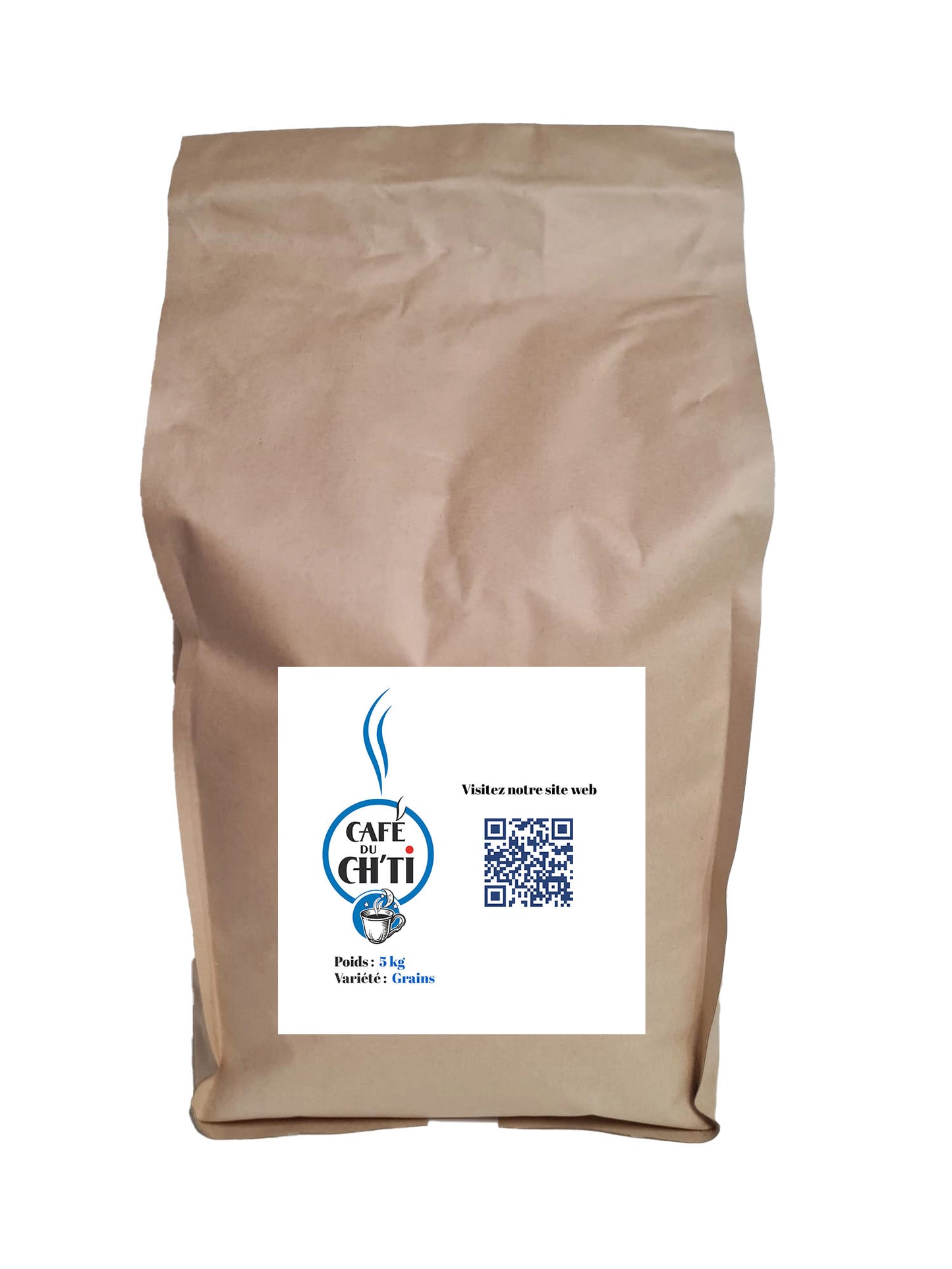 Café du Ch'ti Décaféiné - Sac de 5 Kg