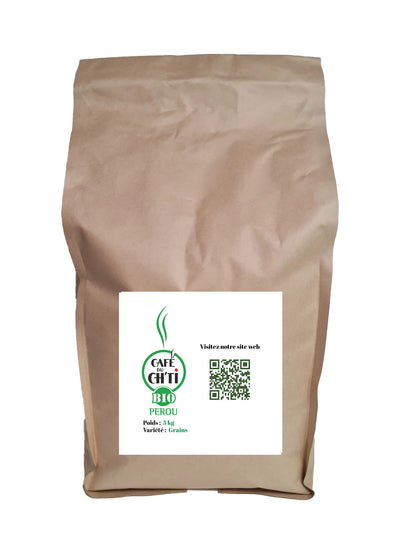 CAFE DU CH'TI BIO PEROU - Sac de 5 Kg