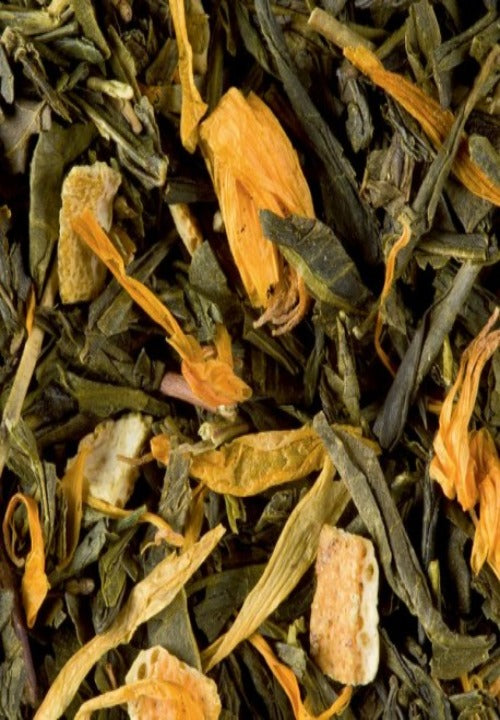 Thé vert Dune d'Épices. Sachet vrac de 100g