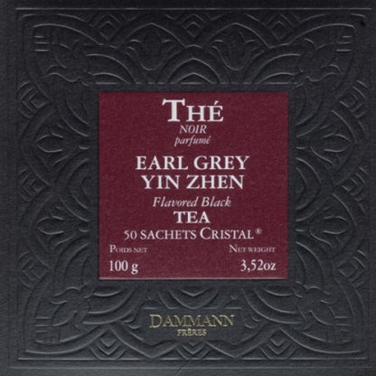 Thé Earl Grey Noir. Boîte de 50 sachets