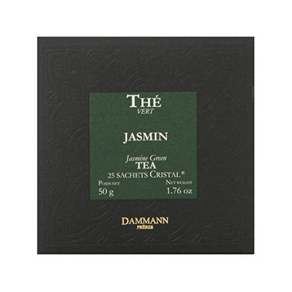 Boîte de thé vert Jasmin. Boîte de 25 sachets
