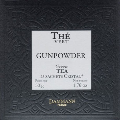 Boîte de thé Gunpowder Vert